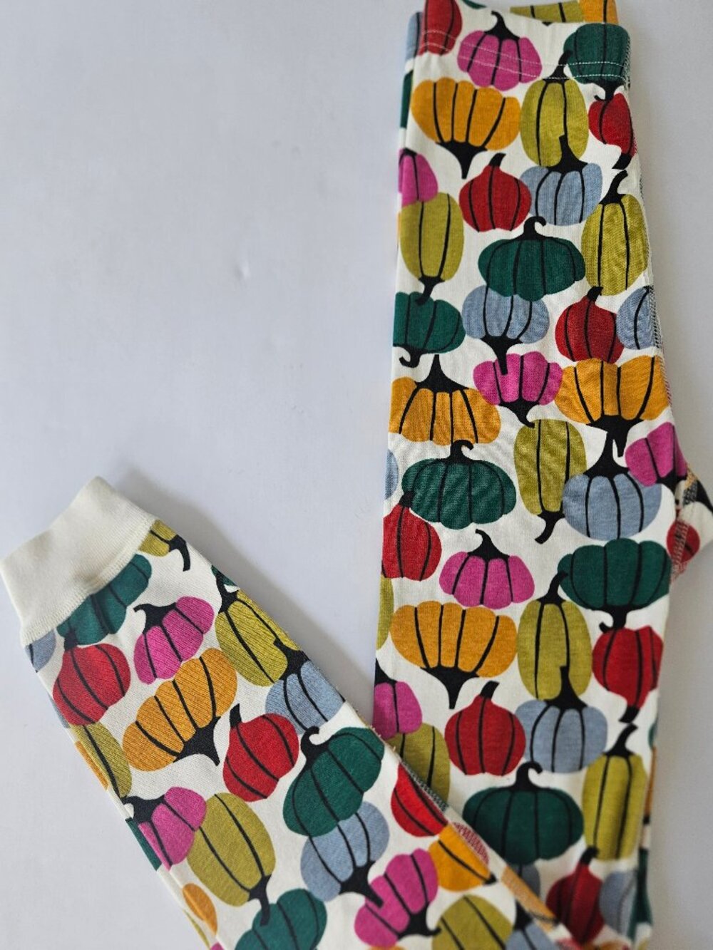 Hanna Andersson Retired Colorful Pumpkins Organic Cotton Pajama Pants Size 8